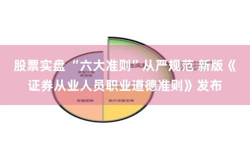 股票实盘 “六大准则”从严规范 新版《证券从业人员职业道德准则》发布