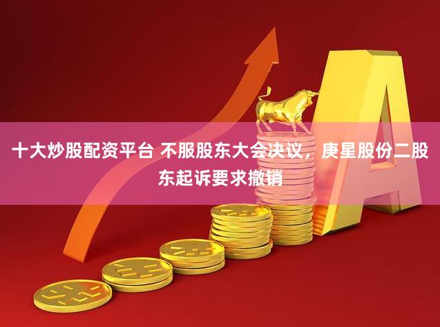 十大炒股配资平台 不服股东大会决议，庚星股份二股东起诉要求撤销
